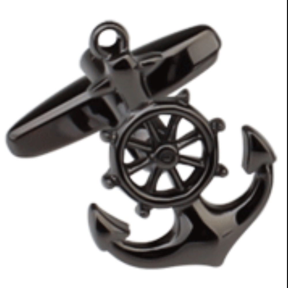 Anchor & Boats Wheel Cufflinks